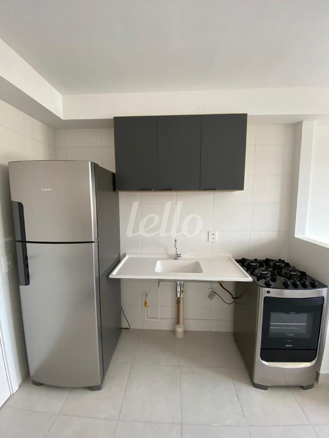 COZINHA de Apartamento à venda, Padrão com 24 m², 1 quarto e em Brás - São Paulo