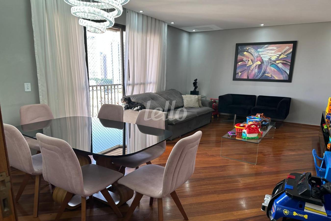 SALA de Apartamento à venda, Padrão com 122 m², 3 quartos e 2 vagas em Vila Santo Estevão - São Paulo