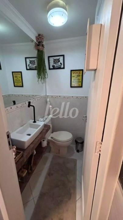 LAVABO de Casa à venda, de vila - sobrado com 260 m², 3 quartos e 1 vaga em Vila Prudente - São Paulo