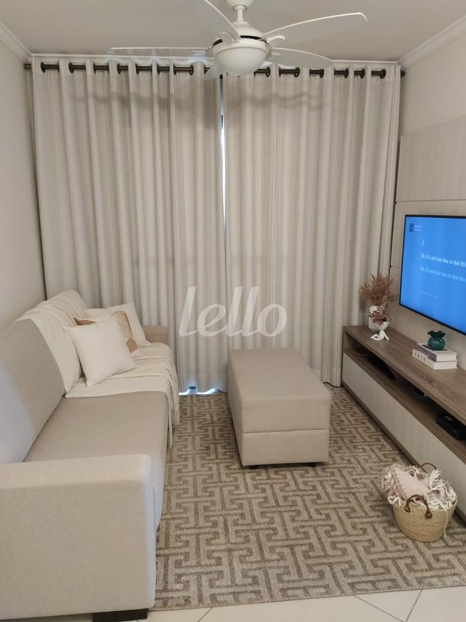 SALA de Apartamento à venda, Padrão com 57 m², 2 quartos e 1 vaga em Brás - São Paulo