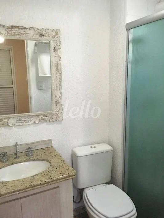 BANHEIRO de Apartamento à venda, Padrão com 40 m², 1 quarto e 1 vaga em Mirandopolis - São Paulo