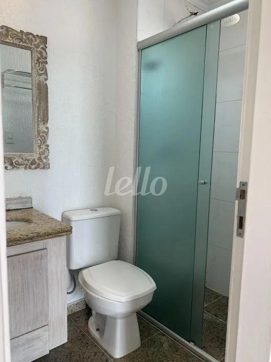 BANHEIRO de Apartamento à venda, Padrão com 40 m², 1 quarto e 1 vaga em Mirandopolis - São Paulo