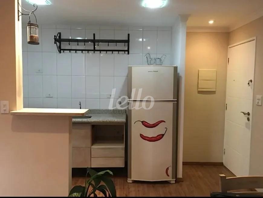 COZINHA de Apartamento à venda, Padrão com 40 m², 1 quarto e 1 vaga em Mirandopolis - São Paulo