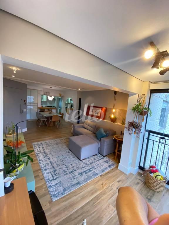 SALA/VARANDA de Apartamento à venda, Padrão com 104 m², 3 quartos e 2 vagas em Mooca - São Paulo