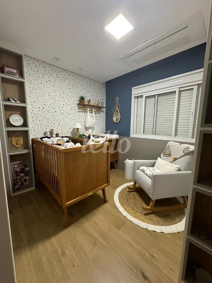 DORMITORIO de Apartamento à venda, Padrão com 137 m², 3 quartos e 2 vagas em Parque São Jorge - São Paulo