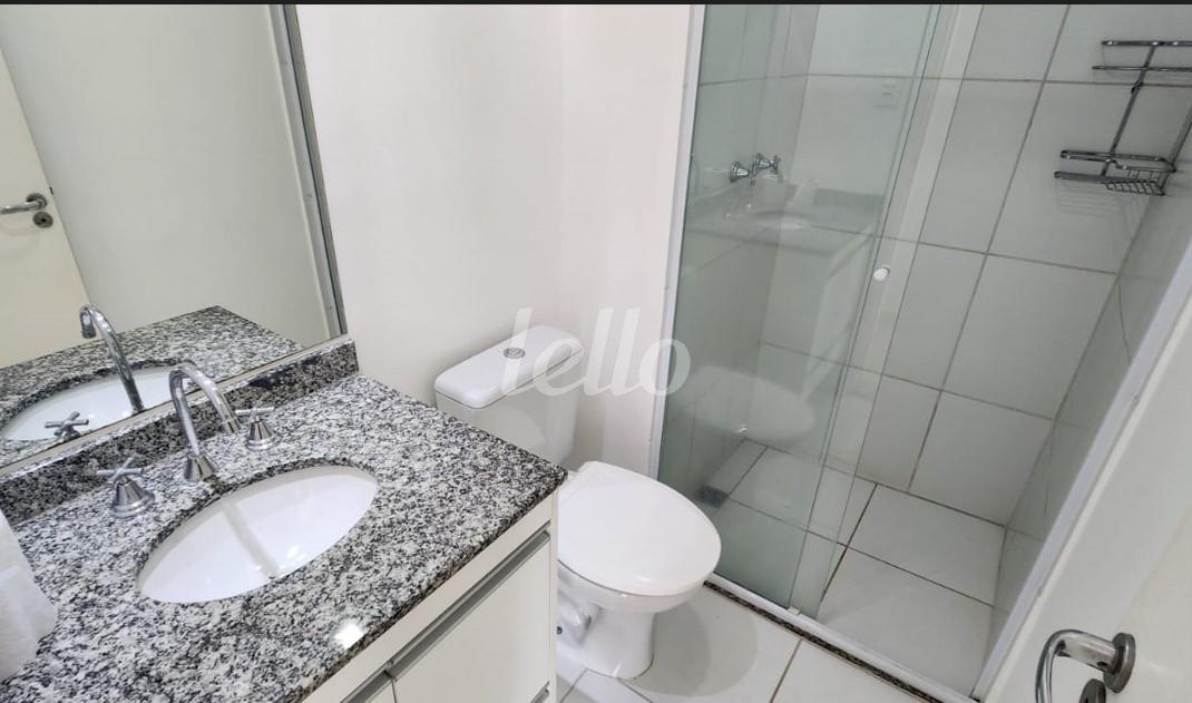 BANHEIRO de Apartamento à venda, Padrão com 53 m², 2 quartos e 1 vaga em Saúde - São Paulo