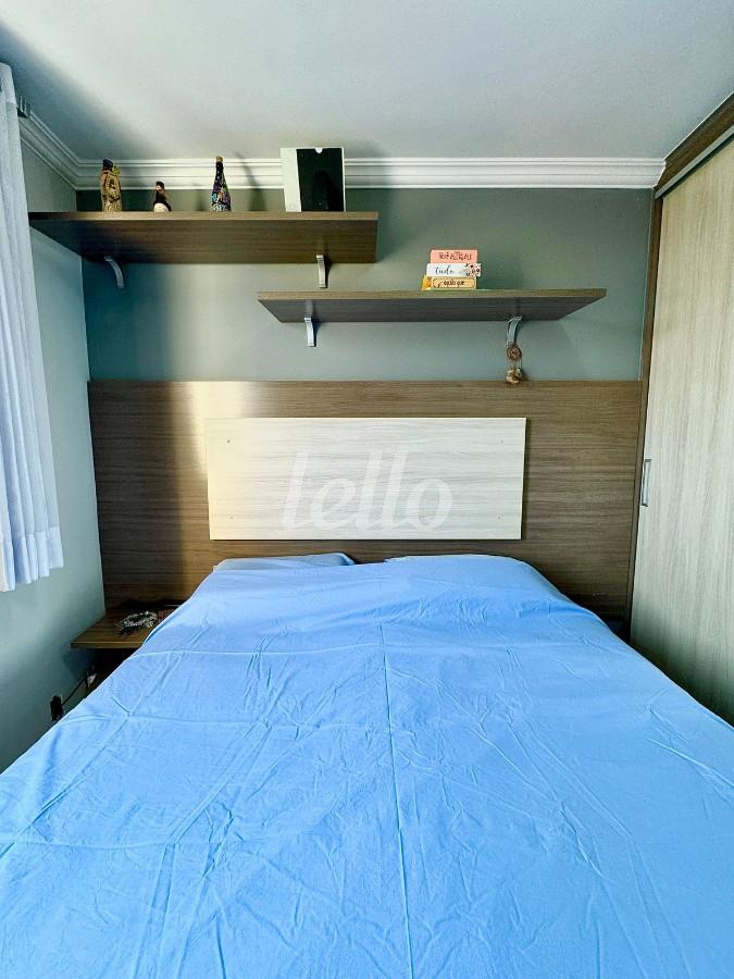 DORMITÓRIO de Apartamento à venda, Padrão com 45 m², 2 quartos e 1 vaga em Vila Ema - São Paulo