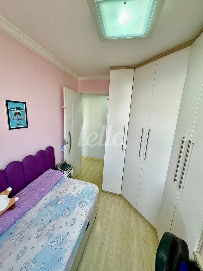 DORMITÓRIO de Apartamento à venda, Padrão com 45 m², 2 quartos e 1 vaga em Vila Ema - São Paulo