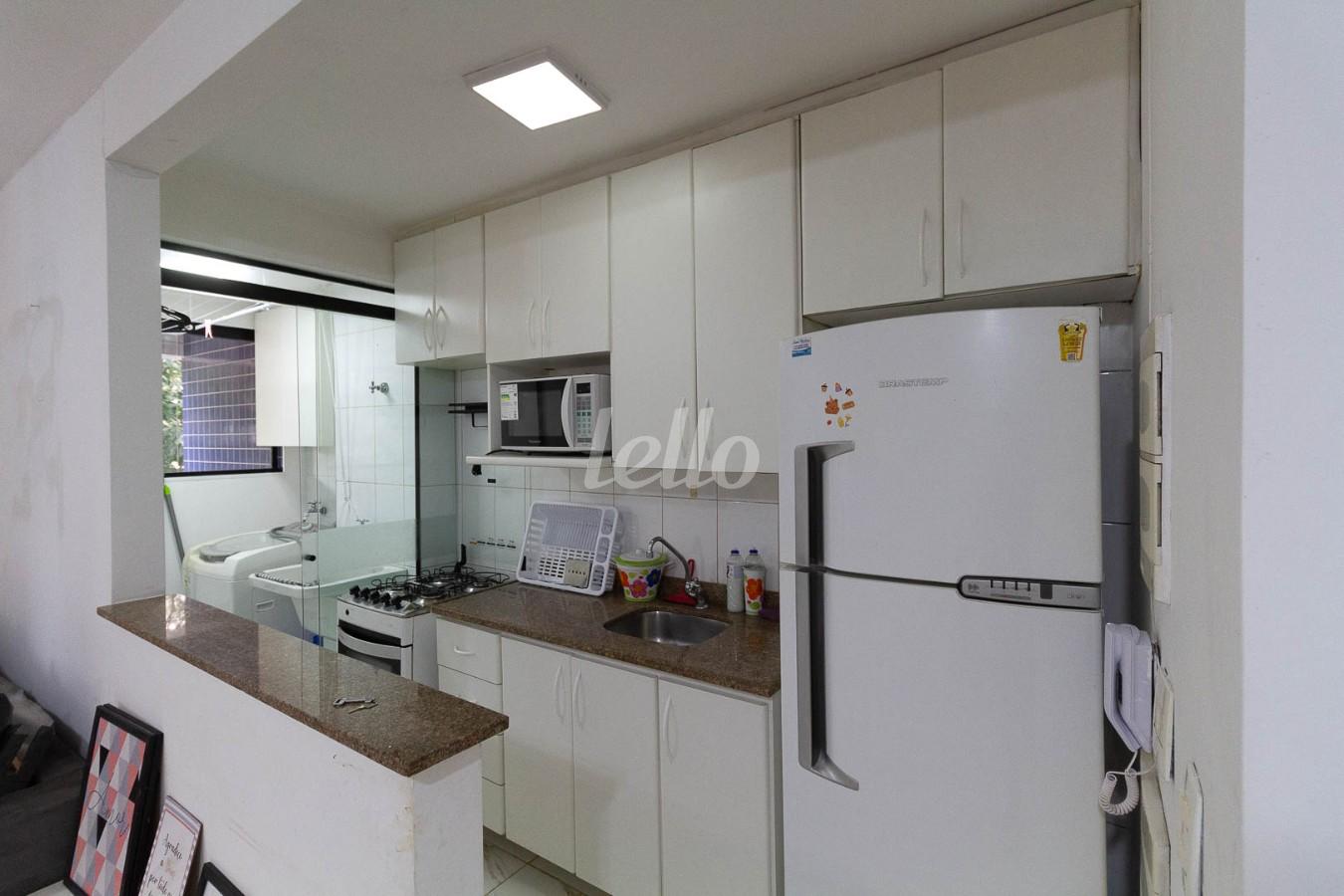 COZINHA de Apartamento para alugar, Padrão com 55 m², 2 quartos e 1 vaga em Vila Nova Conceição - São Paulo