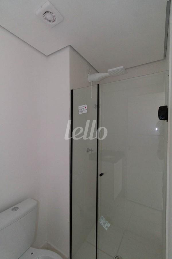 BANHEIRO SUITE de Apartamento para alugar, Padrão com 29 m², 1 quarto e em Jardim Ângela (zona Leste) - São Paulo