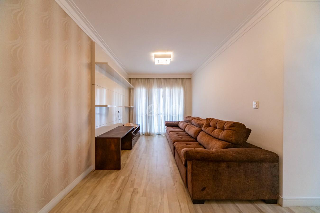 SALA de Apartamento à venda, Padrão com 83 m², 3 quartos e 1 vaga em Vila Curuca - Santo André