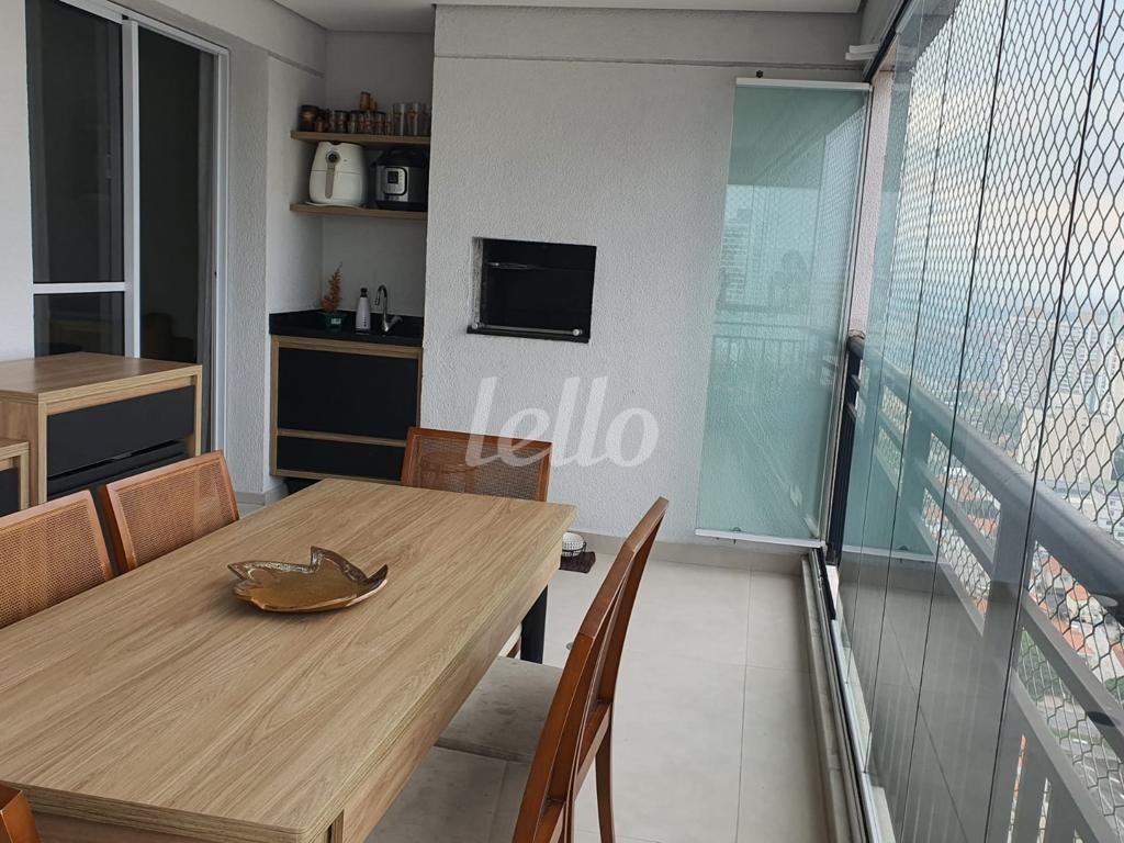 VARANDA de Apartamento à venda, Padrão com 94 m², 3 quartos e 3 vagas em Ipiranga - São Paulo