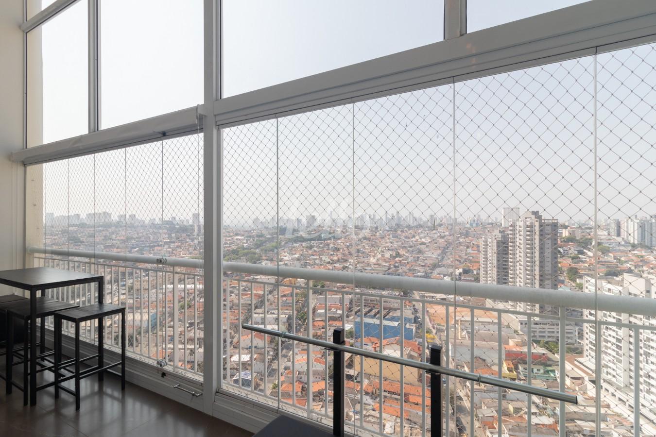 VISTA DA VARANDA de Apartamento à venda, cobertura - Padrão com 135 m², 3 quartos e 2 vagas em Jardim Avelino - São Paulo