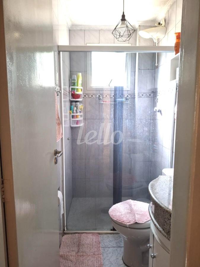 BANHEIRO de Apartamento à venda, Padrão com 56 m², 2 quartos e 1 vaga em Chácara Belenzinho - São Paulo