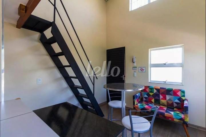 SALA de Apartamento para alugar, Padrão com 30 m², 1 quarto e em Mirandopolis - São Paulo