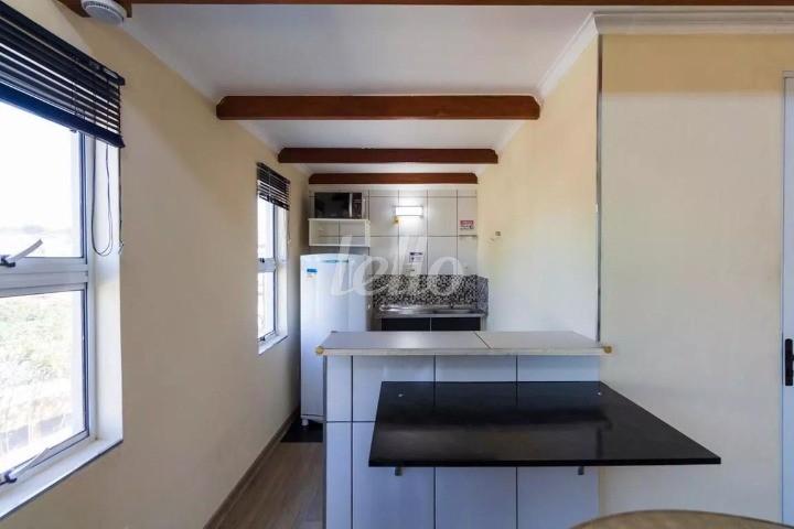 COZINHA de Apartamento para alugar, Padrão com 30 m², 1 quarto e em Mirandopolis - São Paulo