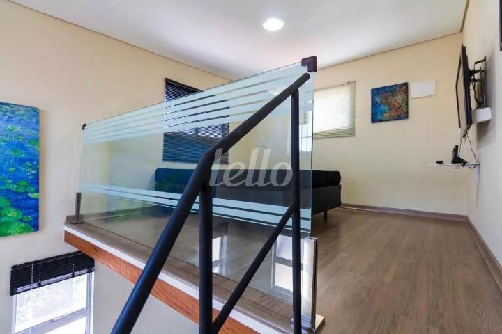 DORMITORIO de Apartamento para alugar, Padrão com 30 m², 1 quarto e em Mirandopolis - São Paulo