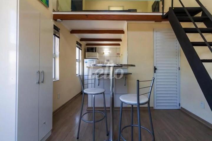 SALA de Apartamento para alugar, Padrão com 30 m², 1 quarto e em Mirandopolis - São Paulo