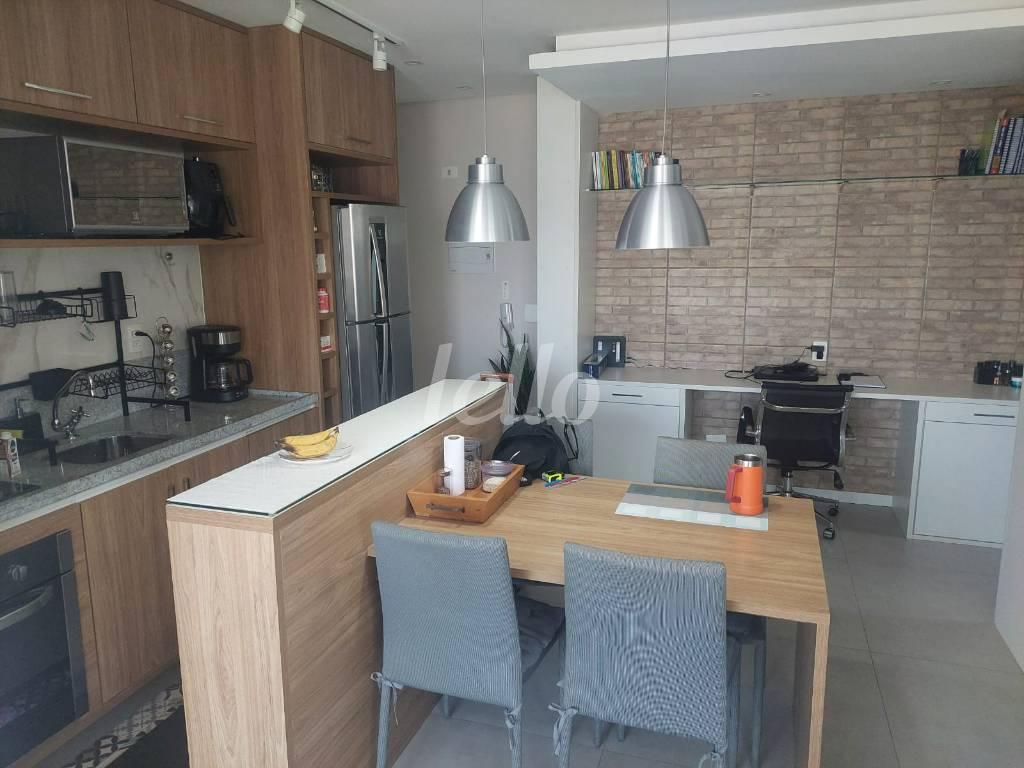 SALA de Apartamento à venda, Padrão com 42 m², 1 quarto e 1 vaga em Cidade Monções - São Paulo