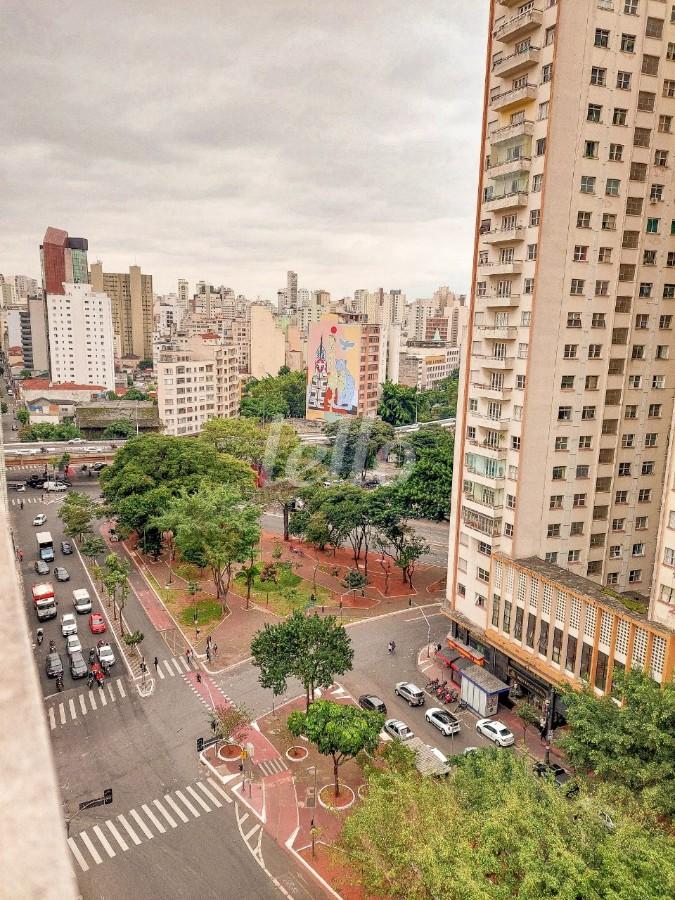 VISTA de Apartamento para alugar, Studio com 39 m², 1 quarto e em República - São Paulo