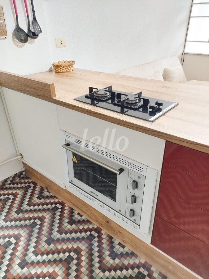 COZINHA de Apartamento para alugar, Studio com 39 m², 1 quarto e em República - São Paulo