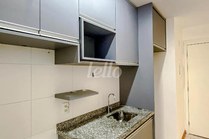 COZINHA de Apartamento para alugar, Padrão com 48 m², 1 quarto e em Brás - São Paulo