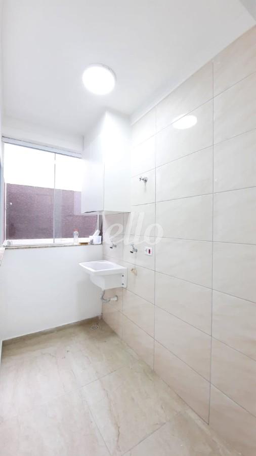 AREA DE SERVIÇO de Apartamento para alugar, Padrão com 44 m², 2 quartos e em Vila Paulicéia - São Paulo