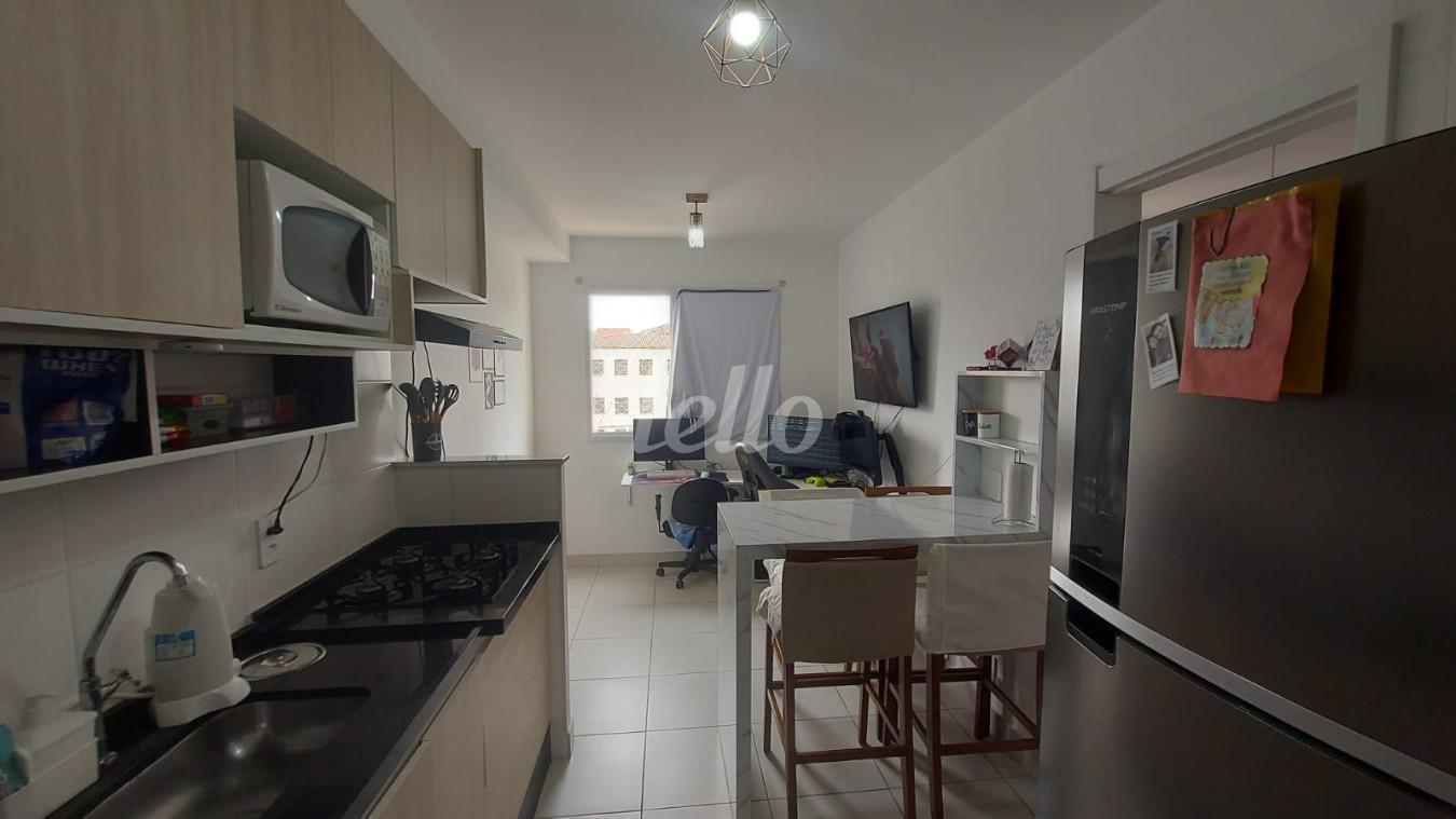 COZINHA de Apartamento à venda, Padrão com 27 m², 1 quarto e em Vila Ema - São Paulo