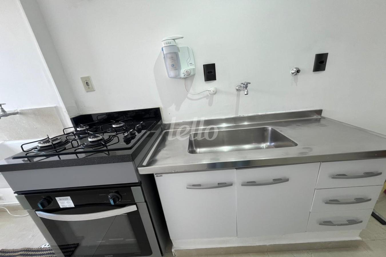 COZINHA de Apartamento à venda, Padrão com 40 m², 1 quarto e em Liberdade - São Paulo