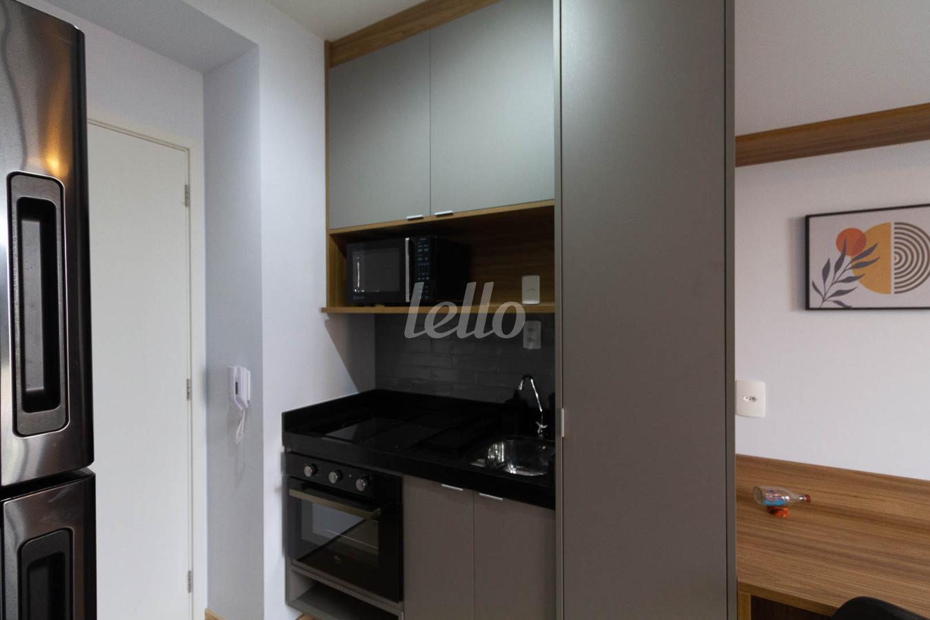 05COZINHA_003.JPG de Apartamento para alugar, Padrão com 28 m², 1 quarto e em Mirandopolis - São Paulo