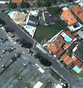 VISTA AÉREA de Área / Terreno à venda, Padrão com 870 m², e em Jardim Leonor - São Paulo