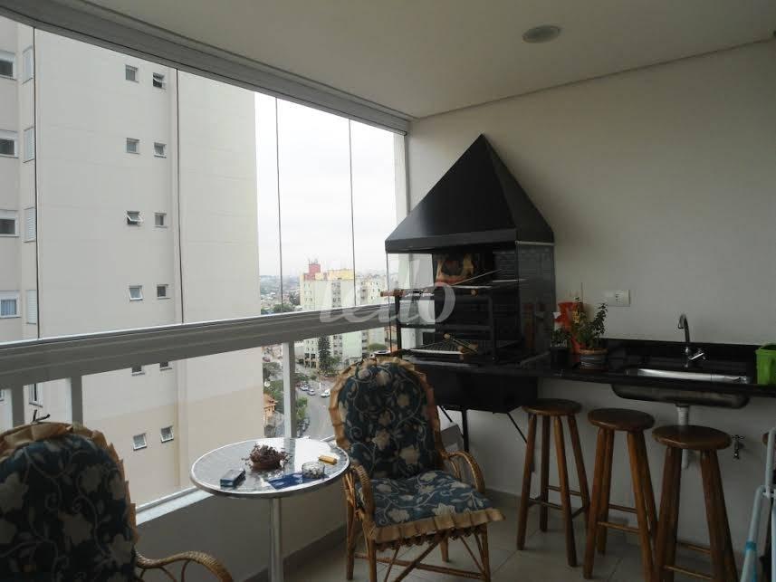 VARANDA GOURMET de Apartamento à venda, Padrão com 160 m², 3 quartos e 2 vagas em Vila Baeta Neves - São Bernardo do Campo