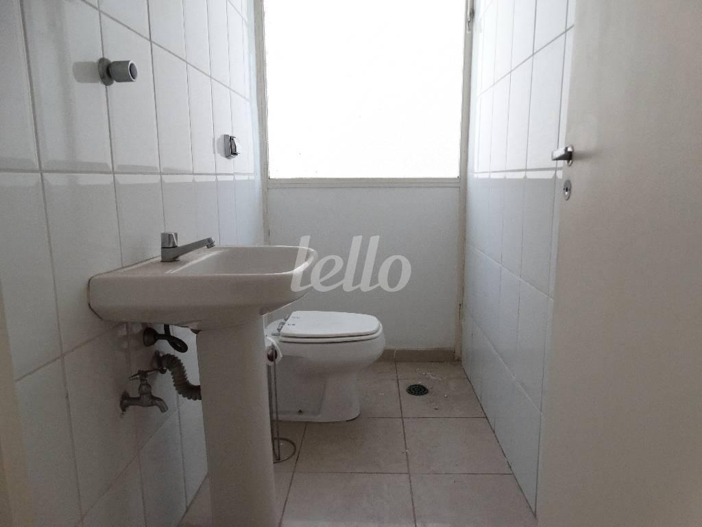 WC SOCIAL de Sala / Conjunto para alugar, Padrão com 33 m², e 1 vaga em Higienópolis - São Paulo