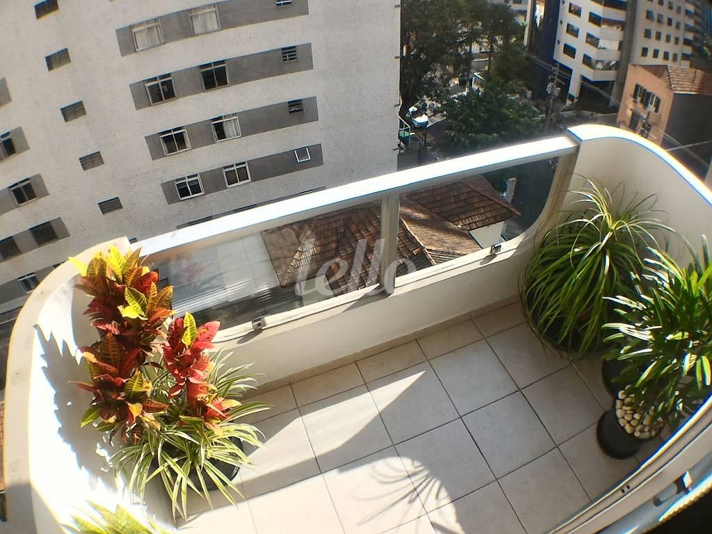 VARANDA de Apartamento à venda, Padrão com 113 m², 3 quartos e 2 vagas em Paraíso - São Paulo