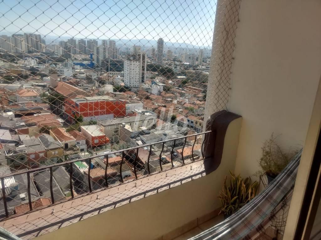 SACADA de Apartamento à venda, Padrão com 72 m², 3 quartos e 1 vaga em Quarta Parada - São Paulo