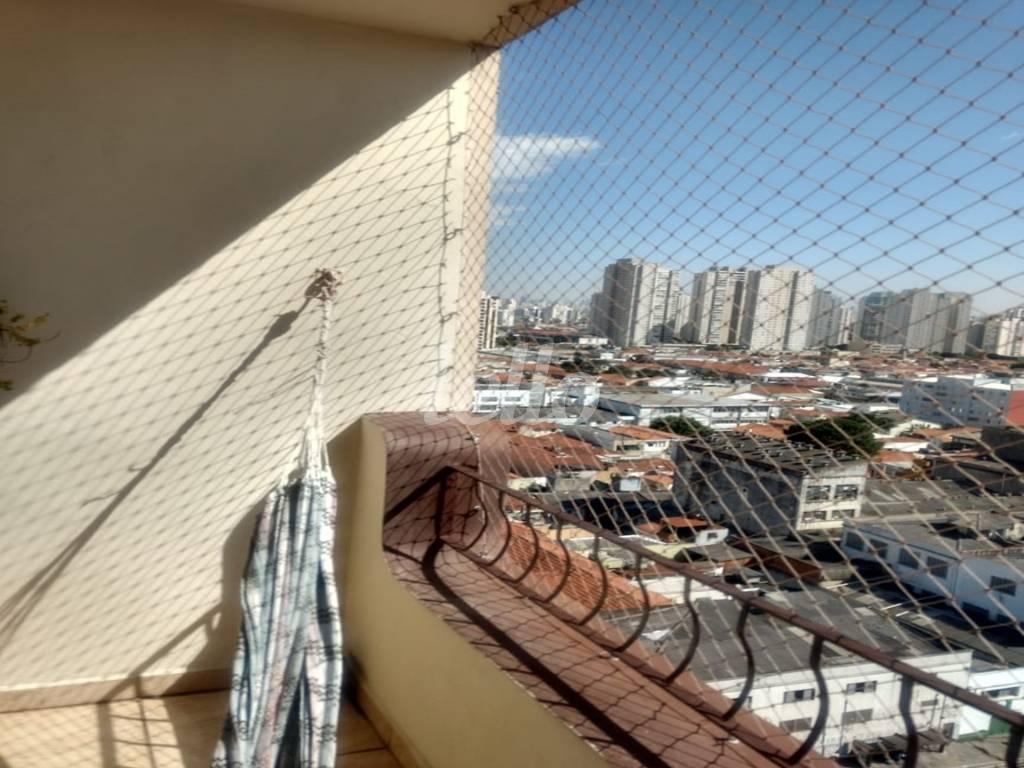 SACADA de Apartamento à venda, Padrão com 72 m², 3 quartos e 1 vaga em Quarta Parada - São Paulo