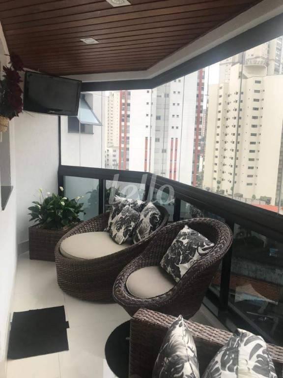 SACADA de Apartamento à venda, Padrão com 124 m², 3 quartos e 2 vagas em Vila Regente Feijó - São Paulo