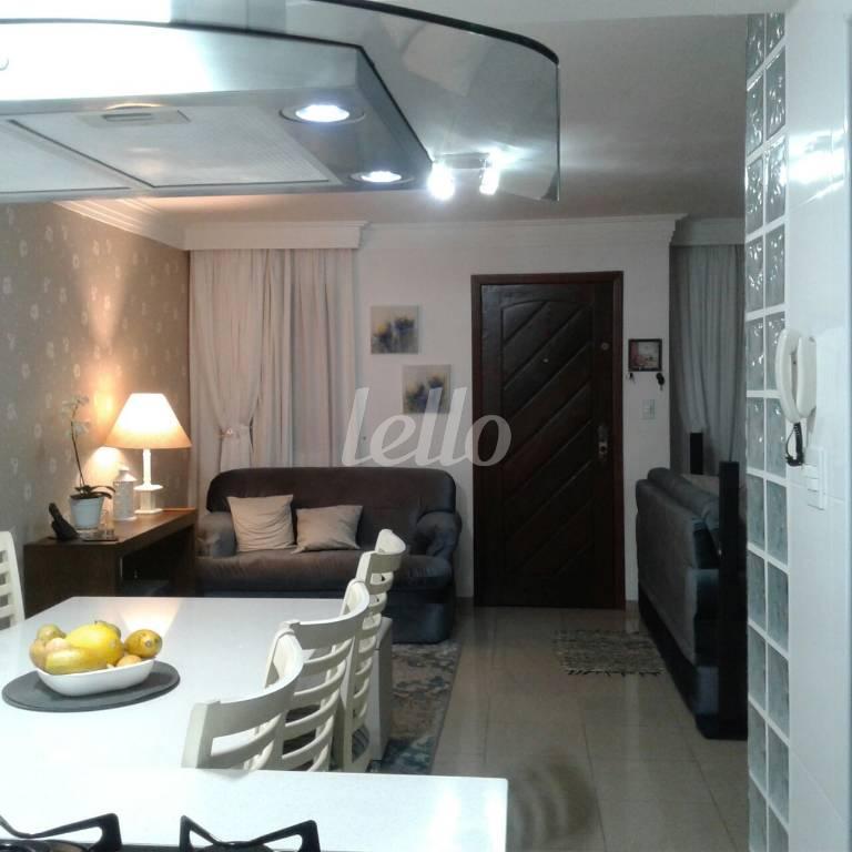 SALA TRÊS AMBIENTES de Casa à venda, em condomínio - sobrado com 148 m², 3 quartos e 3 vagas em Mooca - São Paulo