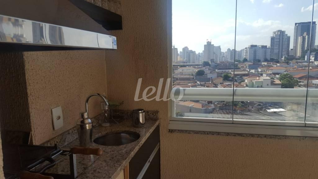 CHURRASQUEIRA de Apartamento à venda, Padrão com 101 m², 3 quartos e 2 vagas em Vila Firmiano Pinto - São Paulo