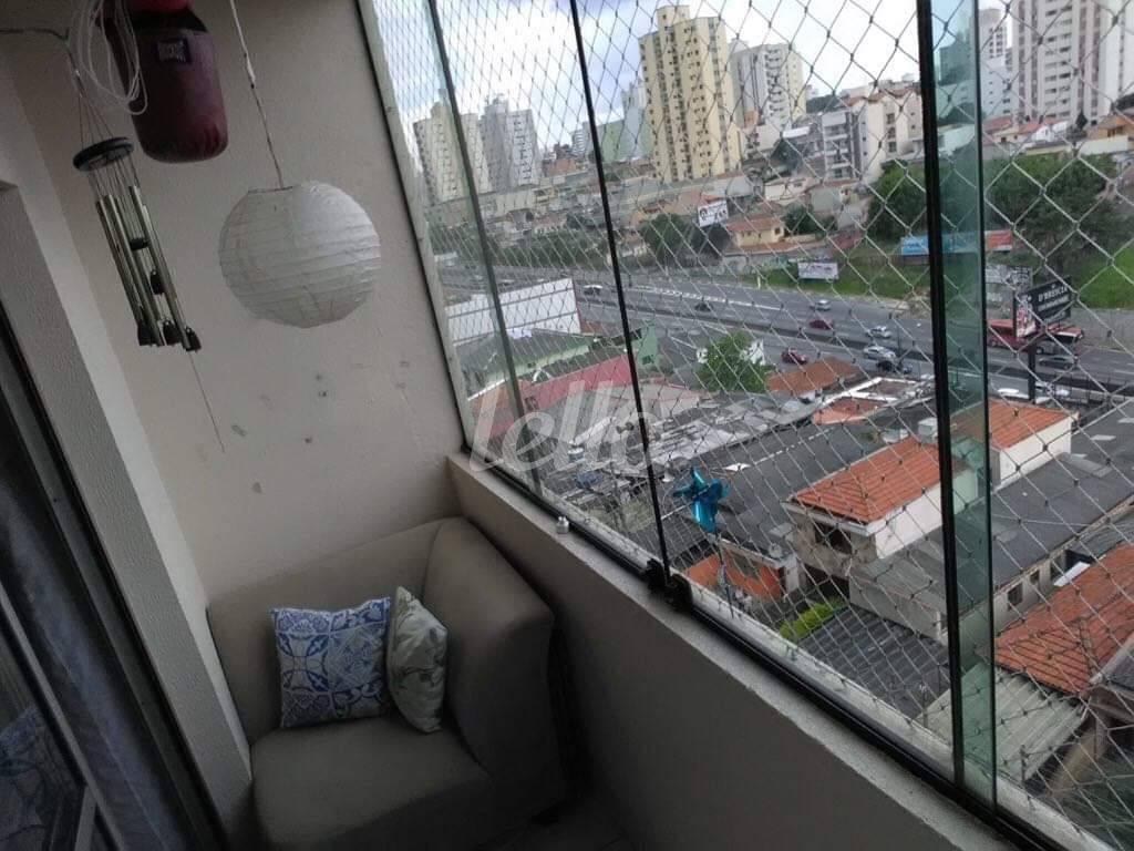 VARANDA de Apartamento à venda, Padrão com 75 m², 2 quartos e 1 vaga em Vila Mussolini - São Bernardo do Campo