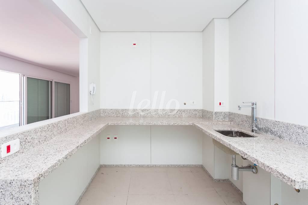COZINHA AMERICANA de Apartamento à venda, Padrão com 95 m², 1 quarto e 2 vagas em Vila Olímpia - São Paulo