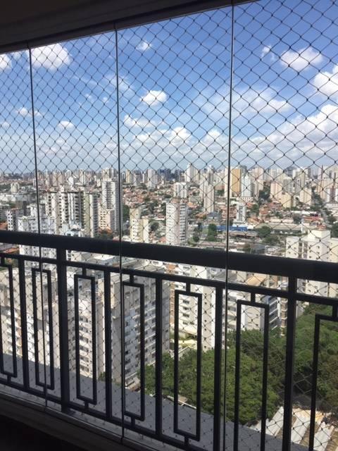 VISTA de Apartamento à venda, Padrão com 122 m², 4 quartos e 3 vagas em Bosque da Saúde - São Paulo