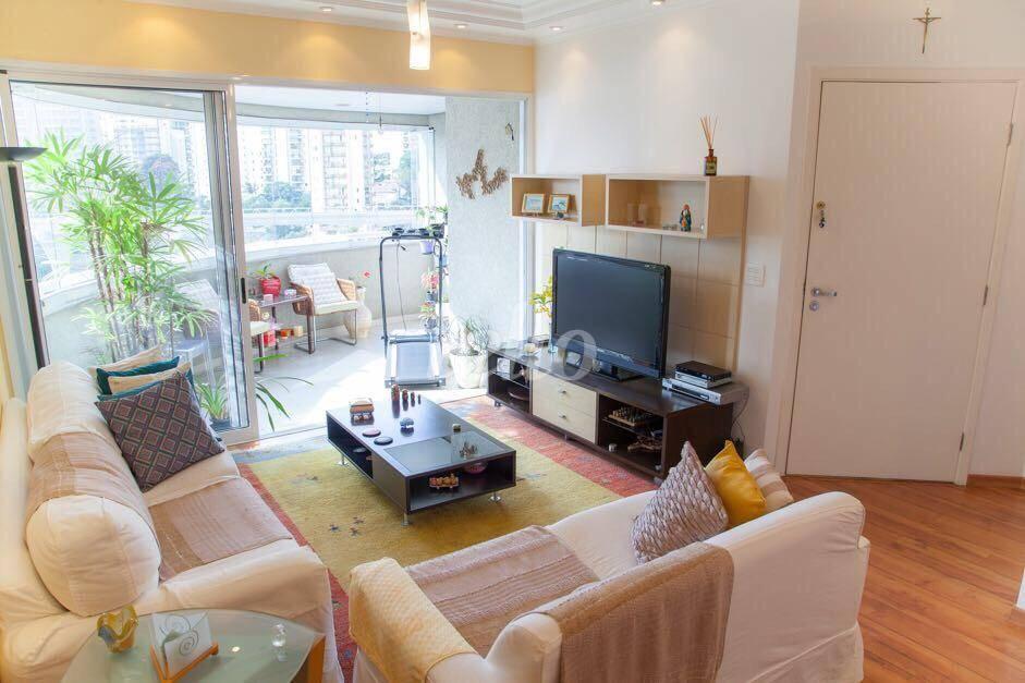 SALA de Apartamento à venda, Padrão com 115 m², 3 quartos e 3 vagas em Brooklin Paulista - São Paulo