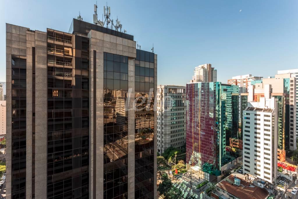 VISTA de Sala / Conjunto para alugar, Padrão com 42 m², e 1 vaga em Cidade Monções - São Paulo
