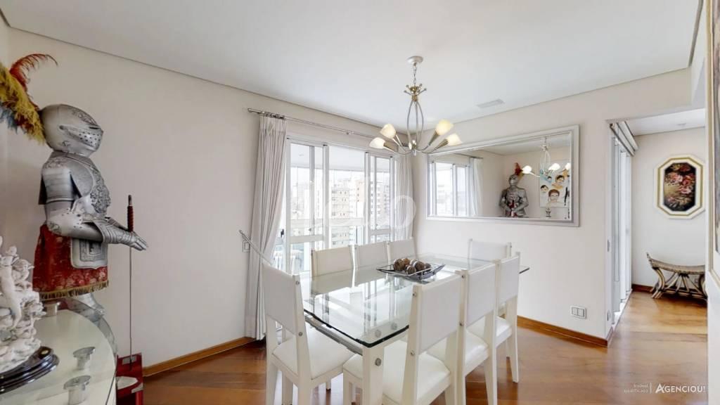 SALA JANTAR de Apartamento à venda, cobertura - Padrão com 374 m², 4 quartos e 4 vagas em Pinheiros - São Paulo