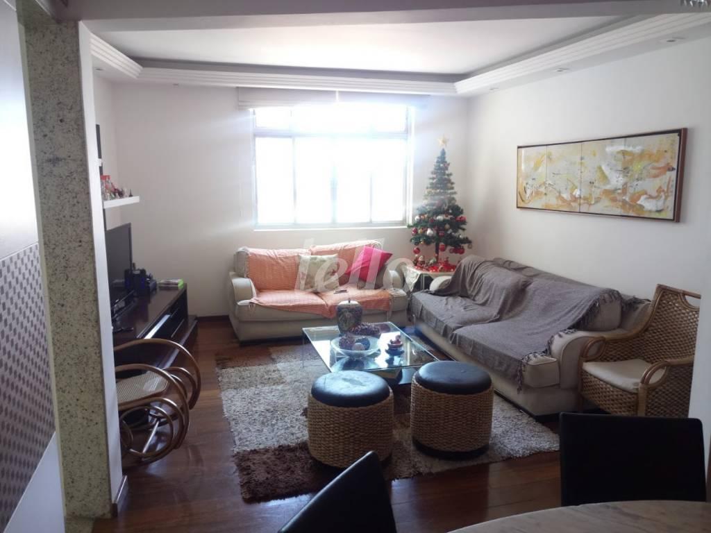 SALA DOIS AMBIENTES de Apartamento à venda, Padrão com 121 m², 3 quartos e 1 vaga em Mooca - São Paulo