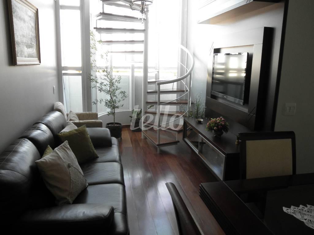 SALA DE TV de Apartamento à venda, Duplex com 134 m², 3 quartos e 2 vagas em Mandaqui - São Paulo