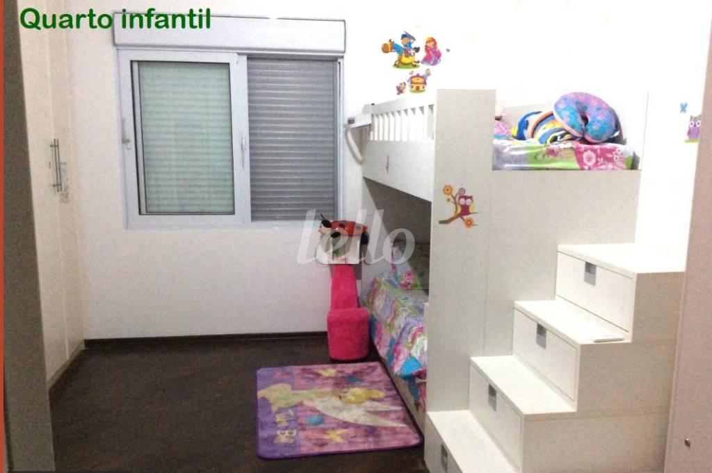 DORMITÓRIO INFANTIL de Casa à venda, sobrado com 285 m², 3 quartos e 2 vagas em Vila Curuca - Santo André