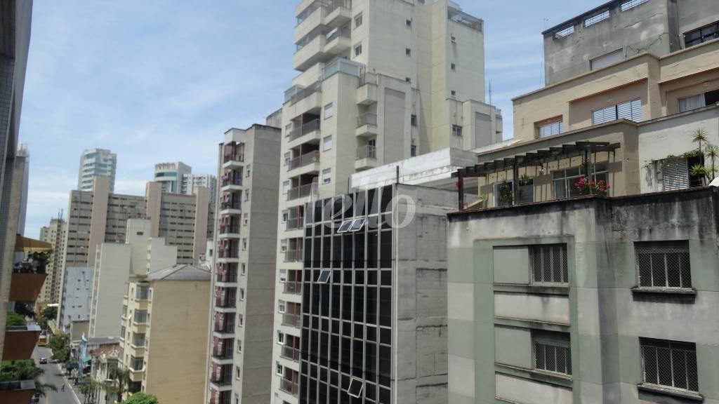 VISTA de Apartamento à venda, Padrão com 61 m², 1 quarto e em Consolação - São Paulo