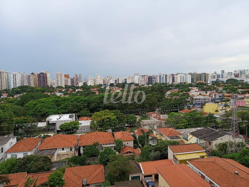 VISTA SALA de Apartamento à venda, Padrão com 78 m², 2 quartos e 1 vaga em Brooklin Paulista - São Paulo